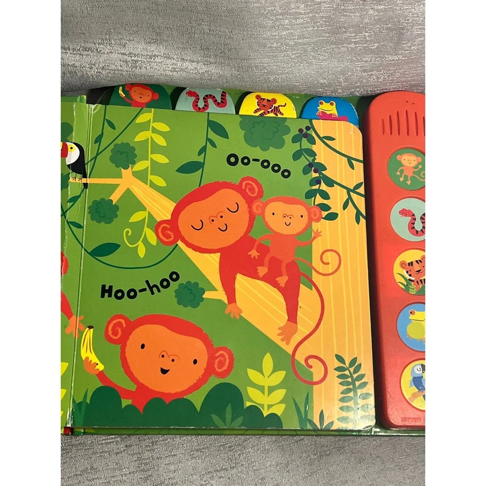 Usborne Baby's Very First Noisy Book Jungle Board Book Sound Panel 9780794539863